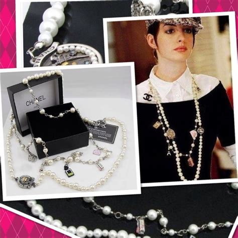 replica chanel necklace devil wears prada|devil wears prada vogue scene.